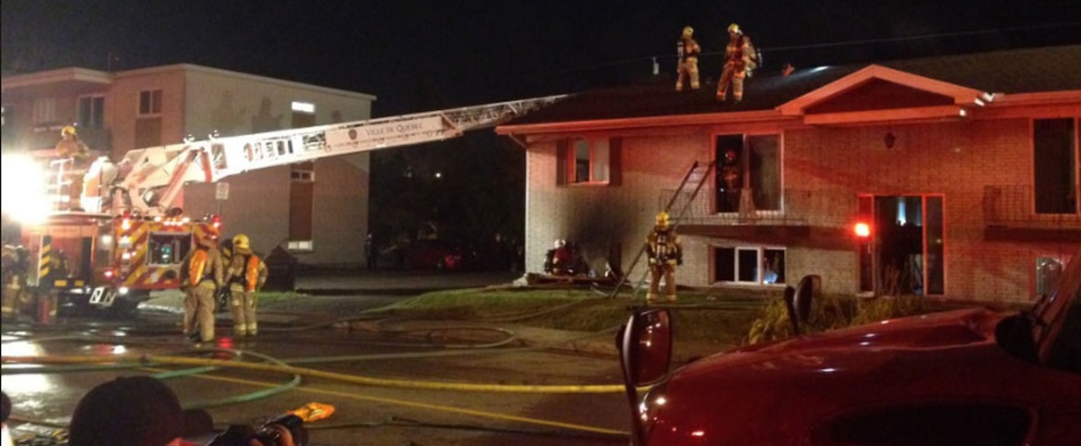 Québec: deux personnes intoxiquées après un incendie dans Charlesbourg - Le Journal de Québec