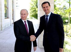 Poutine et Assad plaident pour la reprise du «dialogue politique» en Syrie