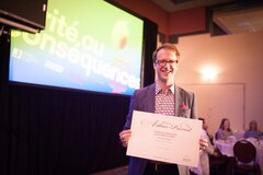 Christopher Nardi du «Journal de Montréal» remporte la bourse Arthur-Prévost de la FPJQ